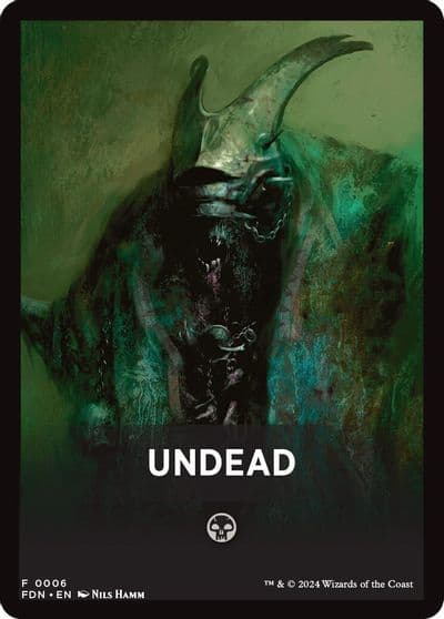 Undead Theme Card Foundations Magic card