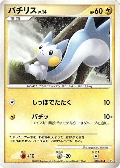 Pachirisu DPt Gift Box (Turtwig) Pokemon card