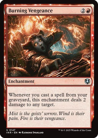 Burning Vengeance Innistrad Remastered Magic card
