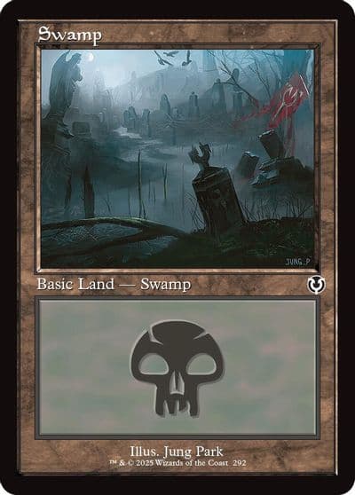 Swamp 292 Retro Frame Innistrad Remastered Magic card