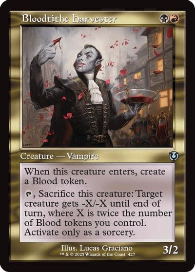Bloodtithe Harvester Retro Frame Innistrad Remastered Magic card