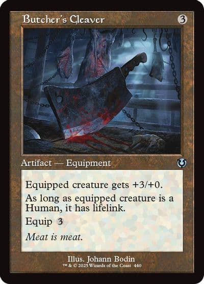 Butchers Cleaver Retro Frame Innistrad Remastered Magic card