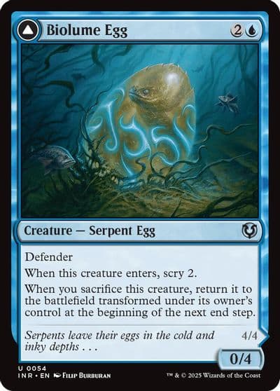 Biolume Egg Innistrad Remastered Magic card