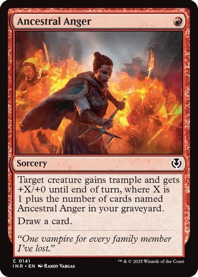 Ancestral Anger Innistrad Remastered Magic card