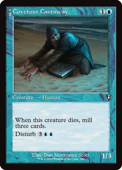 Covetous Castaway Retro Frame Innistrad Remastered Magic card