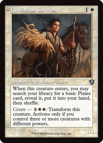 Ambitious Farmhand Retro Frame Innistrad Remastered Magic card