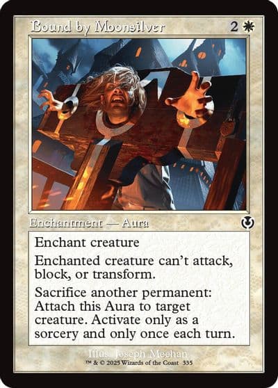 Bound by Moonsilver Retro Frame Innistrad Remastered Magic card