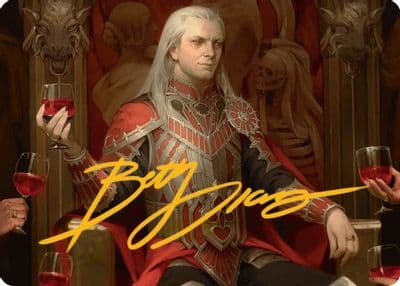 Edgar Markov Art Card Gold Stamped Signature Art Series: Innistrad Remastered Magic card