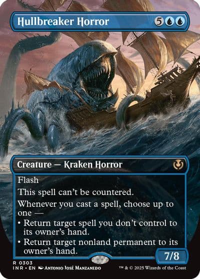 Hullbreaker Horror Borderless Innistrad Remastered Magic card