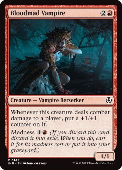 Bloodmad Vampire Innistrad Remastered Magic card