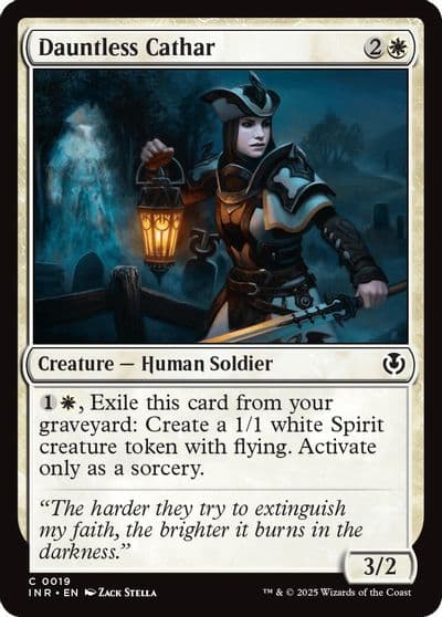 Dauntless Cathar Innistrad Remastered Magic card