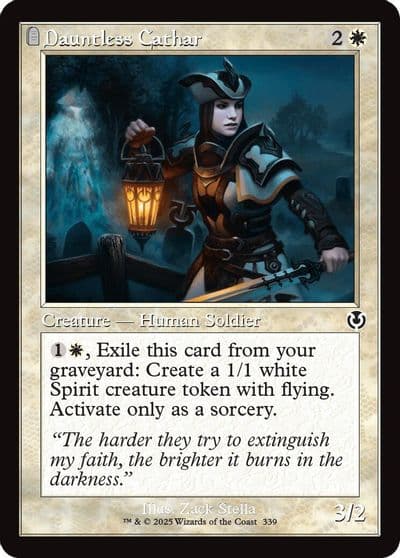Dauntless Cathar Retro Frame Innistrad Remastered Magic card