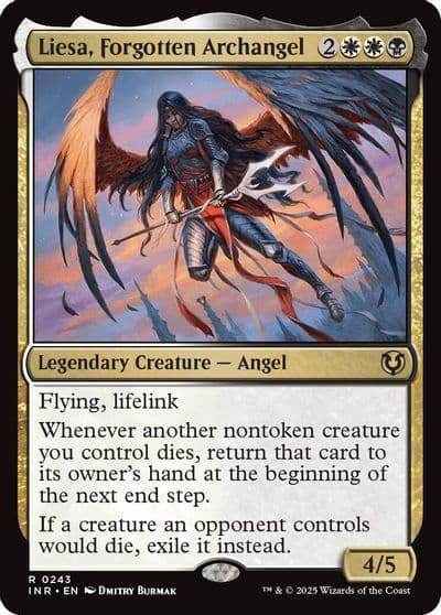 Liesa Forgotten Archangel Innistrad Remastered Magic card