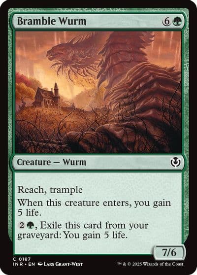 Bramble Wurm Innistrad Remastered Magic card
