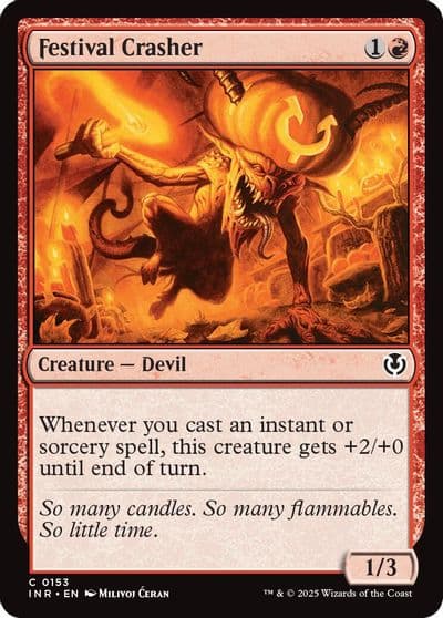 Festival Crasher Innistrad Remastered Magic card
