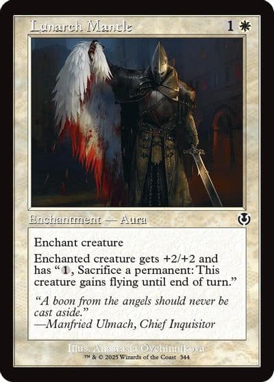 Lunarch Mantle Retro Frame Innistrad Remastered Magic card