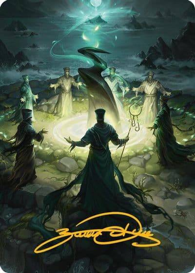 Cryptolith Rite Art Card Gold Stamped Signature Art Series: Innistrad Remastered Magic card