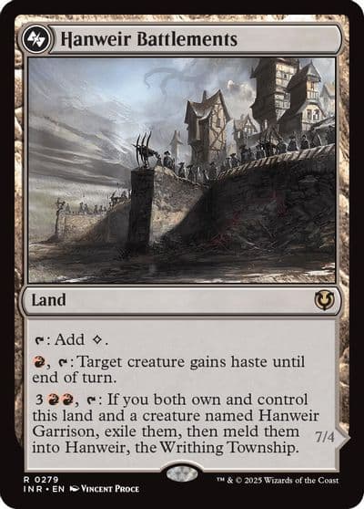 Hanweir Battlements Innistrad Remastered Magic card