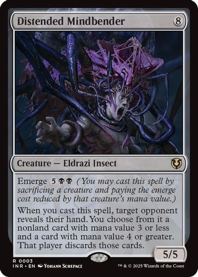 Distended Mindbender Innistrad Remastered Magic card