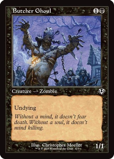Butcher Ghoul Retro Frame Innistrad Remastered Magic card