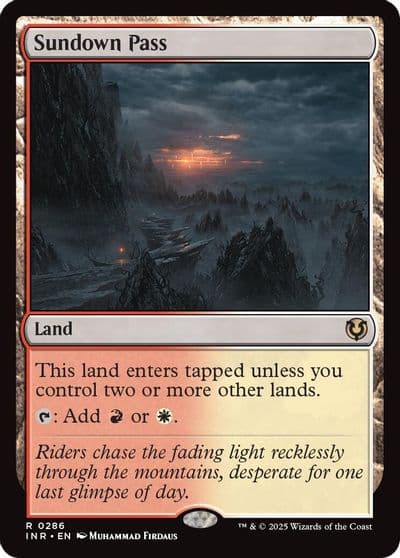 Sundown Pass Innistrad Remastered Magic card