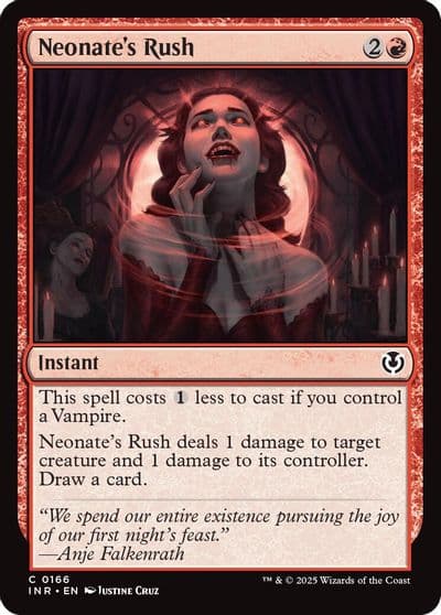 Neonates Rush Innistrad Remastered Magic card