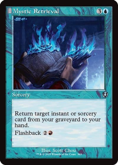 Mystic Retrieval Retro Frame Innistrad Remastered Magic card