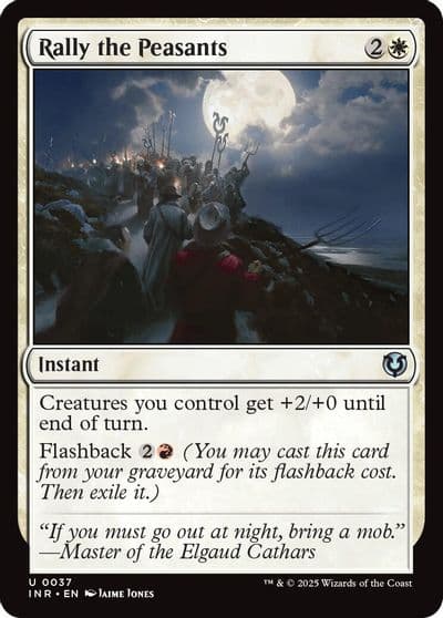 Rally the Peasants Innistrad Remastered Magic card