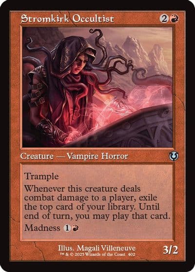 Stromkirk Occultist Retro Frame Innistrad Remastered Magic card