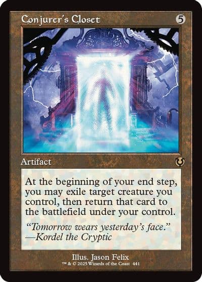 Conjurers Closet Retro Frame Innistrad Remastered Magic card
