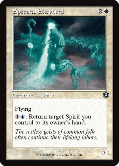 Spectral Shepherd Retro Frame Innistrad Remastered Magic card