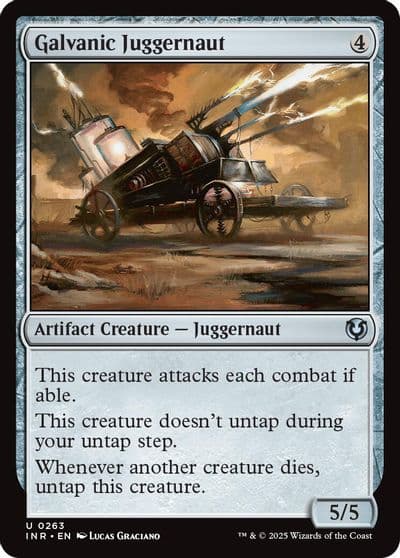 Galvanic Juggernaut Innistrad Remastered Magic card