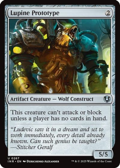 Lupine Prototype Innistrad Remastered Magic card