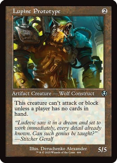 Lupine Prototype Retro Frame Innistrad Remastered Magic card