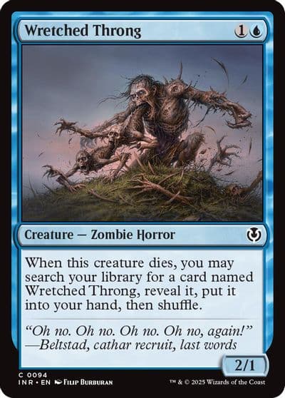 Wretched Throng Innistrad Remastered Magic card