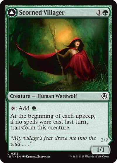 Scorned Villager Innistrad Remastered Magic card