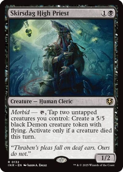 Skirsdag High Priest Innistrad Remastered Magic card
