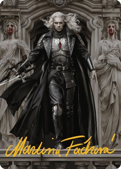 Sorin Imperious Bloodlord Art Card Gold Stamped Signature Art Series: Innistrad Remastered Magic card