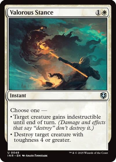 Valorous Stance Innistrad Remastered Magic card