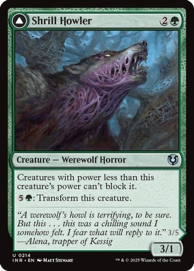 Shrill Howler Innistrad Remastered Magic card