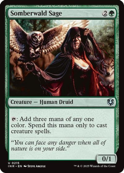 Somberwald Sage Innistrad Remastered Magic card