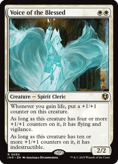 Voice of the Blessed Innistrad Remastered Magic card