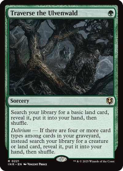 Traverse the Ulvenwald Innistrad Remastered Magic card