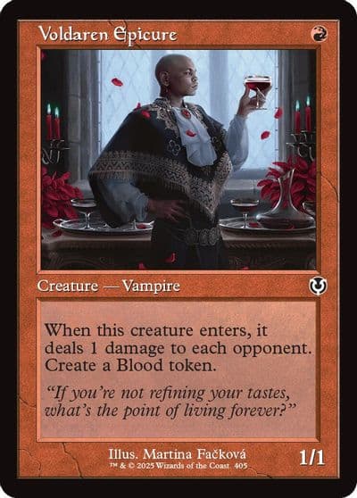 Voldaren Epicure Retro Frame Innistrad Remastered Magic card
