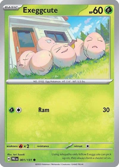 Exeggcute SV: Prismatic Evolutions Pokemon card
