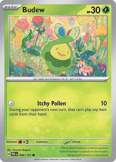 Budew SV: Prismatic Evolutions Pokemon card