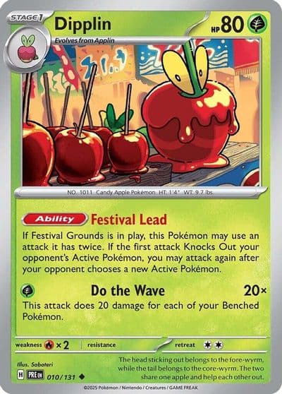 Dipplin SV: Prismatic Evolutions Pokemon card