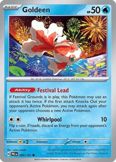 Goldeen SV: Prismatic Evolutions Pokemon card