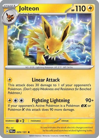 Jolteon SV: Prismatic Evolutions Pokemon card