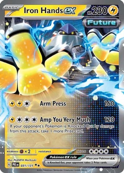 Iron Hands ex SV: Prismatic Evolutions Pokemon card